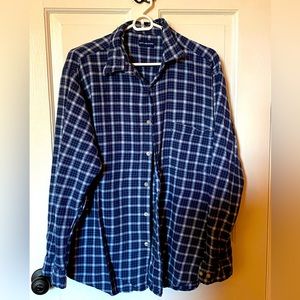 Men's Flannel Button-Down Shirt